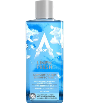Концентрат для дезінфекції та ароматизації поверхонь Astonish Linen Fresh 300 мл