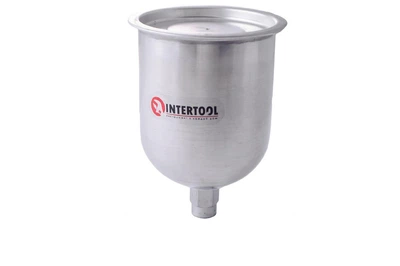 Бачок для краскопульта Intertool 600 мл внутренняя резьба М16 x 1.5 мм