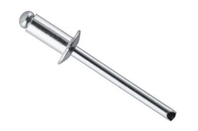 Заклепки вытяжные с плоской головкой Intertool 4.8 х 10 мм (в упаковке 50 шт.)