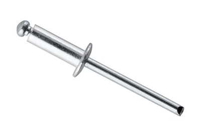 Заклепки вытяжные с плоской головкой Intertool 4.8 х 14.0 мм (в упаковке 50 шт.)