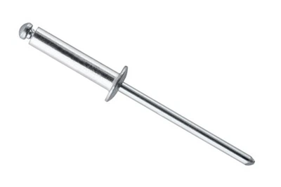 Заклепки вытяжные с плоской головкой Intertool 4 х 18 мм (в упаковке 50 шт.)