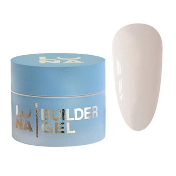 Гель для наращивания Luna Premium Gel 27 молочный с розовым подтоном 15 мл