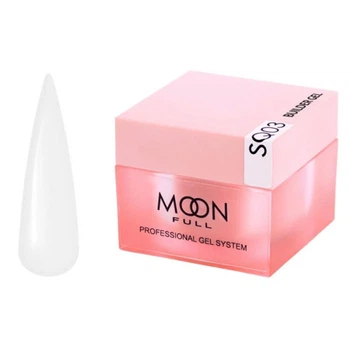 Гель моделирующий Moon Full Builder Gel SQ 03 белый 30 мл
