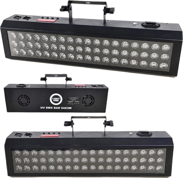 Listwa LED Light4Me UV DMX BAR 54X3W (5908249837065)