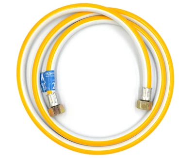 Шланг для газу 1/2" ВВ 400 см, ПВХ армований, Thermo Alliance Standart SD090G400, білий, без прокладок