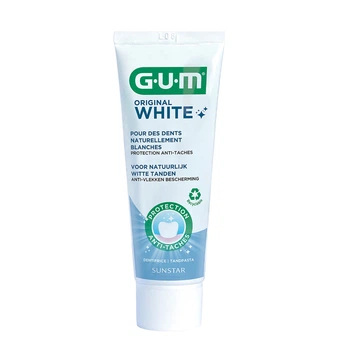 Зубная паста GUM Original White отбеливающая нова формула паста-гель без коробки 75мл