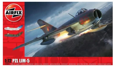 Збірна модель 1:72 літак Мікоян-Гуревич МіГ-17 Фреска PZL LiM-5 Airfix A03092