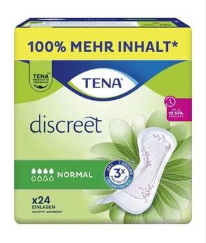 Менструальные прокладки Tena Discreet Normal 4, 24 шт