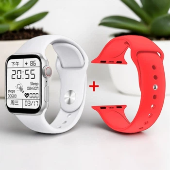 Смарт-часы Smart Watch Z32 Pro Series 6 44mm Aluminium Bluetooth + 2 ремешка Silver (RDFit)