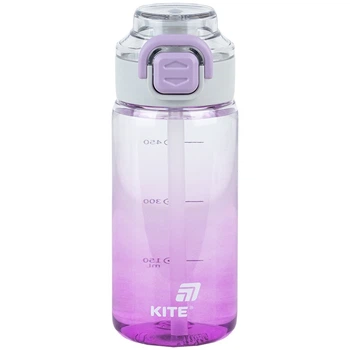 Бутылочка для воды Kite K25-1212-3, 600 мл, фиолетовая
