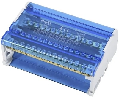 Blok rozdzielczy SCHELINGER 60 zacisków 4x15 (11x5.3mm + 2x7.5mm + 2x9.1mm) A18-MDB-415 (A18-MDB-415)