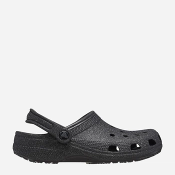 Жіночі крокси Crocs Classic Glitter Clog QuGl 205942-0WH 39-40 (M7/W9) 25 см Black (196265542635)
