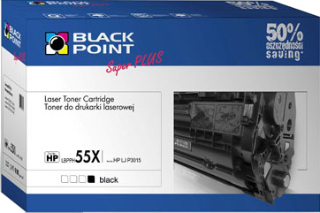 Тонер-картридж Black Point do HP CE255X Black (LBPPH55X)