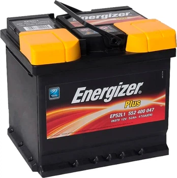 Автомобильный аккумулятор Energizer Plus 52 Ah-12 V 207х175х190 мм R EN470 (552 400 047)