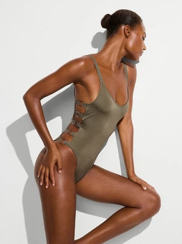 Купальник слитный женский Victoria's Secret 251927044 L Зеленый (1159859698)