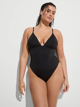 Купальник слитный женский Victoria's Secret 991614489 XL Черный (1159859991)