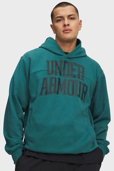 Чоловіче зелене худі UA Rival LW Graphic Hoodie-GRN Under Armour XXL 6014686-338