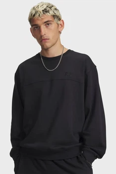 Чоловічий чорний світшот UA Rival LW Crew Under Armour L 6009347-001