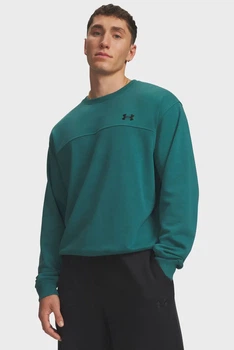 Чоловічий зелений світшот UA Rival LW Crew Under Armour S 6009347-338
