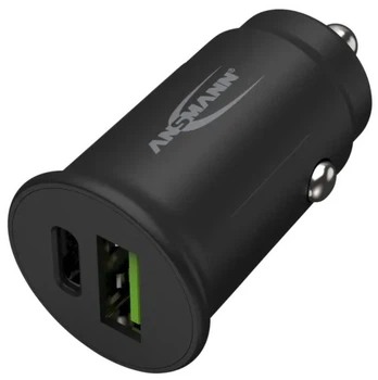 Ładowarka samochodowa Ansmann CC230PD USB-A USB-C 30 W 1000-0029 Czarna (4013674176892)