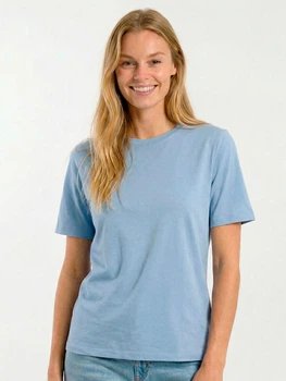 Футболка хлопковая женская ONLY 15371896 XS Cashmere Blue (5715871542706)