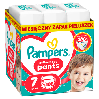 Підгузки-трусики Pampers Pants Active Baby Розмір 7 15+ кг 108 шт (8006530305747)