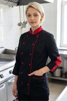 Кітель кухарський жіночий тонкий Мар'я 50р. - спецодяг кухаря (13654105175-50)