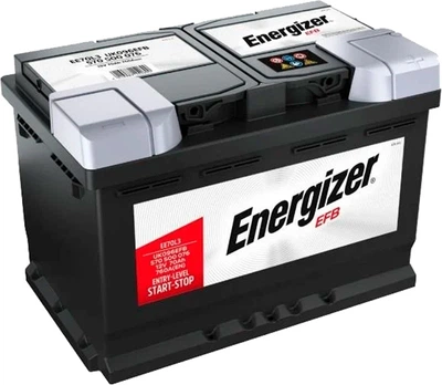 Автомобильный аккумулятор Energizer EFB 70 Ah-12 V 278х175х190 мм R EN760 (570 500 076)