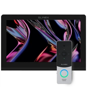 Комплект відеодомофону Slinex Nexo 10 black + ML-20HD (silver/black)