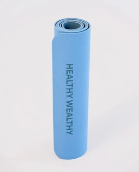 Килимок для йоги та фітнесу Healthy Wealthy Blue 183*68*0.6 см