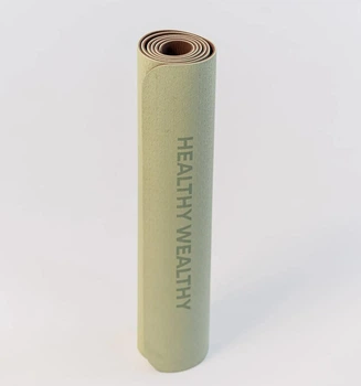 Килимок для йоги та фітнесу Healthy Wealthy Green 183*68*0.6 см