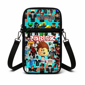 Дитяча сумка-чохол для телефону Roblox через плече, водонепроникна міні-сумка месенджер (3072)