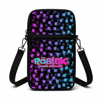 Дитяча сумка-чохол для телефону Roblox через плече, водонепроникна міні-сумка месенджер (3066)