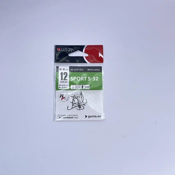 Крючок Gurza SPORT S-32 #12 PTF 8 шт.,KE-3227-012
