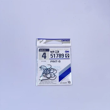 51789 - №4 Гачки "OWNER" PINT-S w/EYE (JAPAN),51789-04