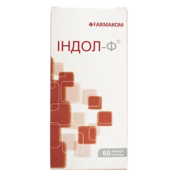 Индол 3 карбинол Farmakom Индол-Ф Серия «Здоровье» 60 капс