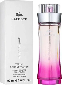 Тестер туалетная вода LACOSTE TOUCH OF PINK edt 90 ml spray tester (L)