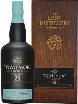 Віскі Towiemore 25 yo Blended Malt Scotch Whisky 0.7 л 52.1% у подарунковій упаковці (5060638582755)
