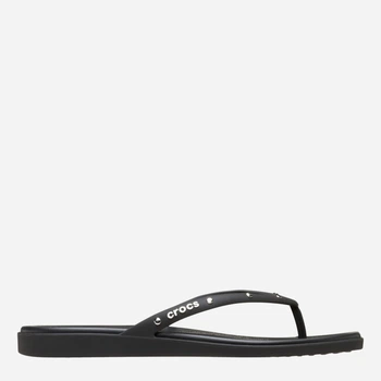 Жіночі в'єтнамки для пляжу Crocs Miami Studded Flip Blk 211471-001 39-40 (W9) 25 см Black (198445200991)