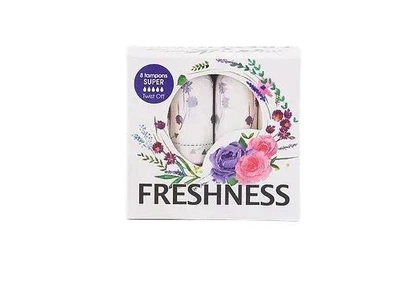 Тампони FRESHNESS SUPER, 8 шт