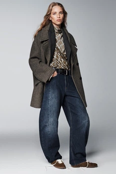 Двобортне пальто з вовни Zara 8900/811 S