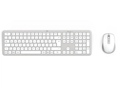 Комплект (клавіатура + миша) Hama WKM-550 White