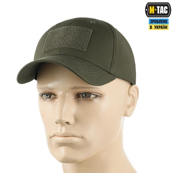 Бейсболка тактична ріп-стоп M-Tac Elite Flex Army Olive S/M 40523062-58