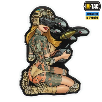 Наклейка Якудза M-Tac Tactical girl №6 51470001