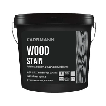 Морилка для акриловой древесины Farbmann Wood Stain база EP 2,7 л