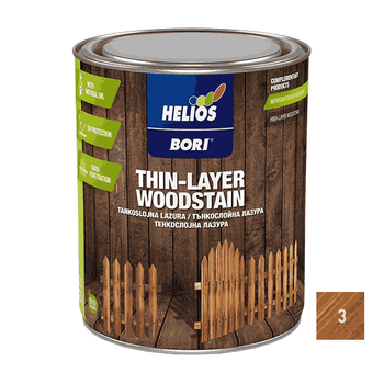 Лазурь для дерева Helios Bori 3 тик 0,75 л