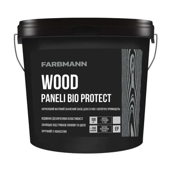 Лак для дерева Farbmann Wood Paneli Bio Protect база ER матовый 2,7 л