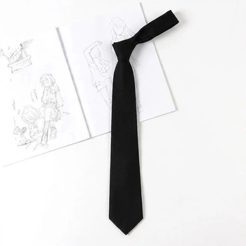 Класична краватка однотонна Honey Fashion Accessories чорна (30к032/3)