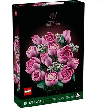 Конструктор LEGO Botanicals Букет розовых роз 789 детали (10374)