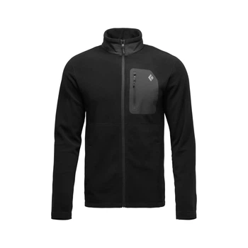 Кофта флисовая мужская Black Diamond M RiftFZ Fleece Jacket, Black/Black, M